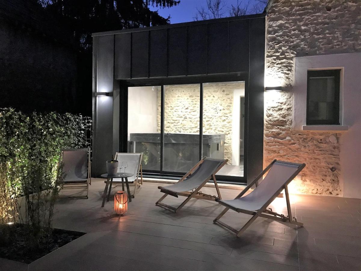 Gite De La Pree Spa Luxe Proche Giverny Et Bord De L'Eure Villa Ménilles Exterior foto